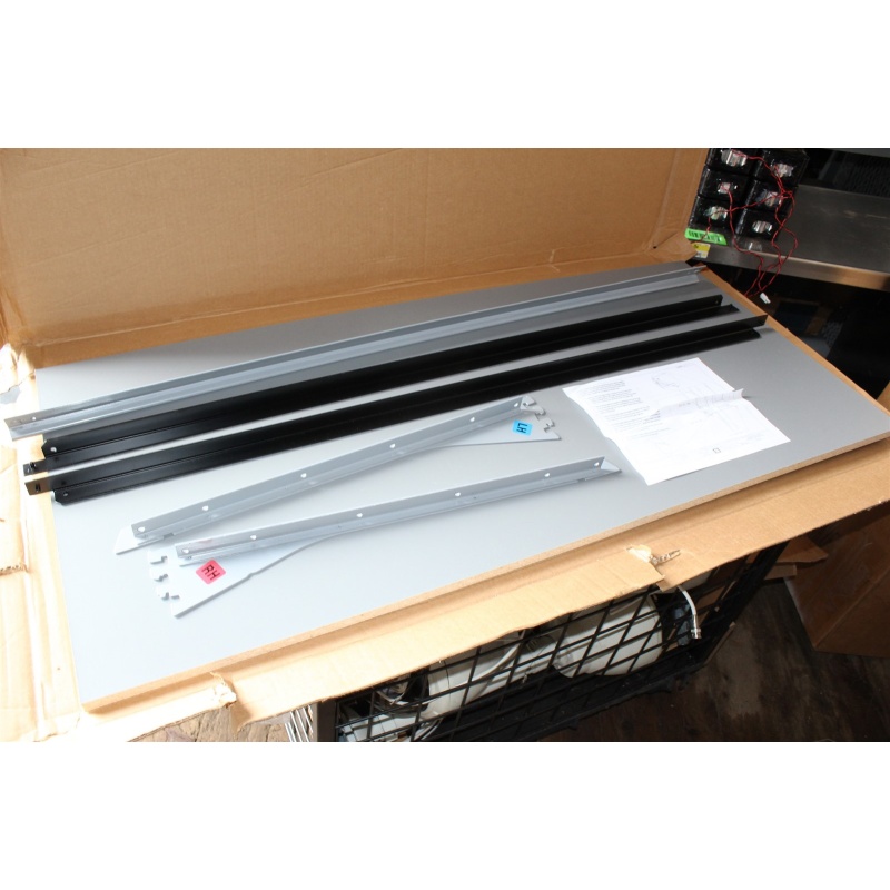 48" x 21.5" Lozier Gondola Shelving Wooden Shelf Kit, Brand New in the box