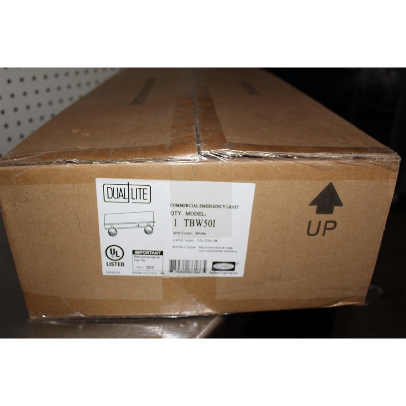 Hubbell Dual Lite TBW50I Commercial Emergency Light WHITE
