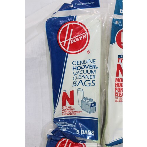 Hoover Type N Vacuum Cleaner Bags - 1 Pack - 5 Bags