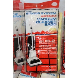 Genuine Singer Style SUB-2 Top Mount - Top Load Vacuum Cleaner Bags