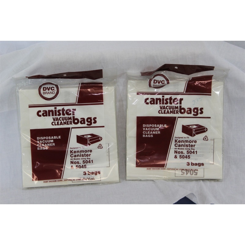 2 Packs Kenmore Canister Vacuum Cleaner Bags - 6 Bags