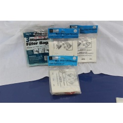 4 Packs Shop Vac Vacuum Cleaner Bags - 18 Bags