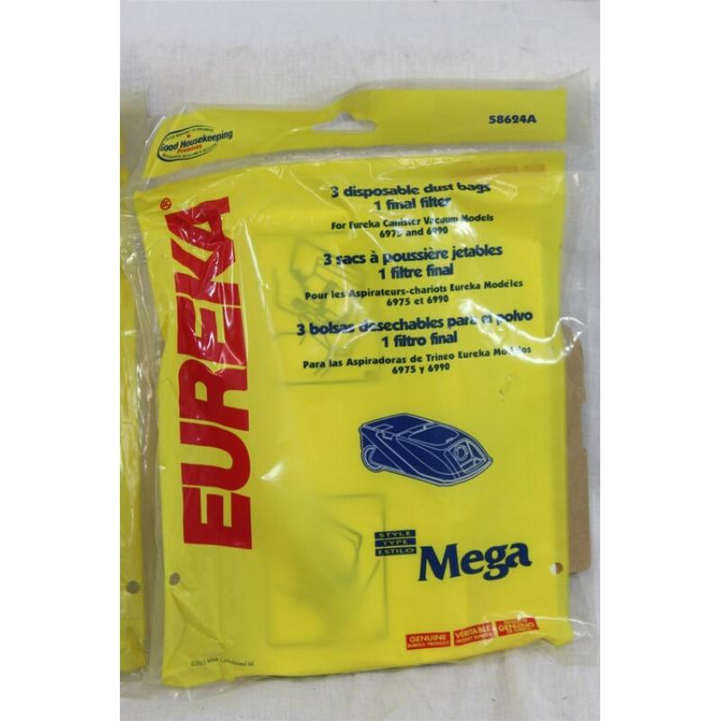 Eureka Style Mega Vacuum Cleaner Bags - 1 Package - 3 Bags 58624A