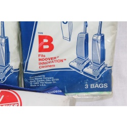 Genuine Hoover Type B Vacuum Cleaner Bags - 1 Pack - 3 Bags