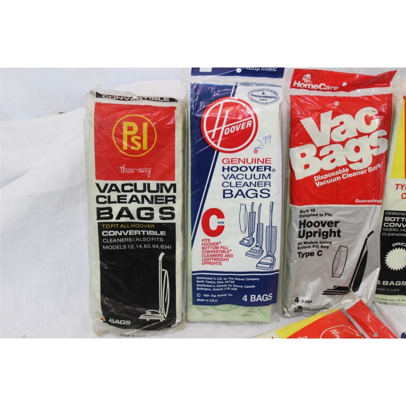 24 Hoover Type C Upright Vacuum Cleaner Bags - 6 Packs - 24 Bags
