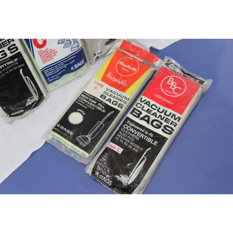 24 Hoover Type C Upright Vacuum Cleaner Bags - 6 Packs - 24 Bags