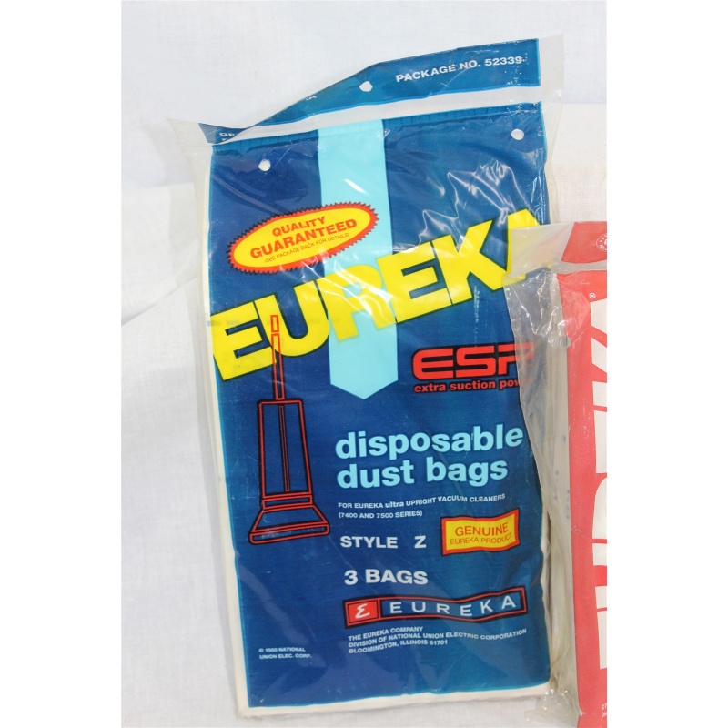 9 Eureka Style Z Vacuum Cleaner Bags - 3 Packs - 9 Bags