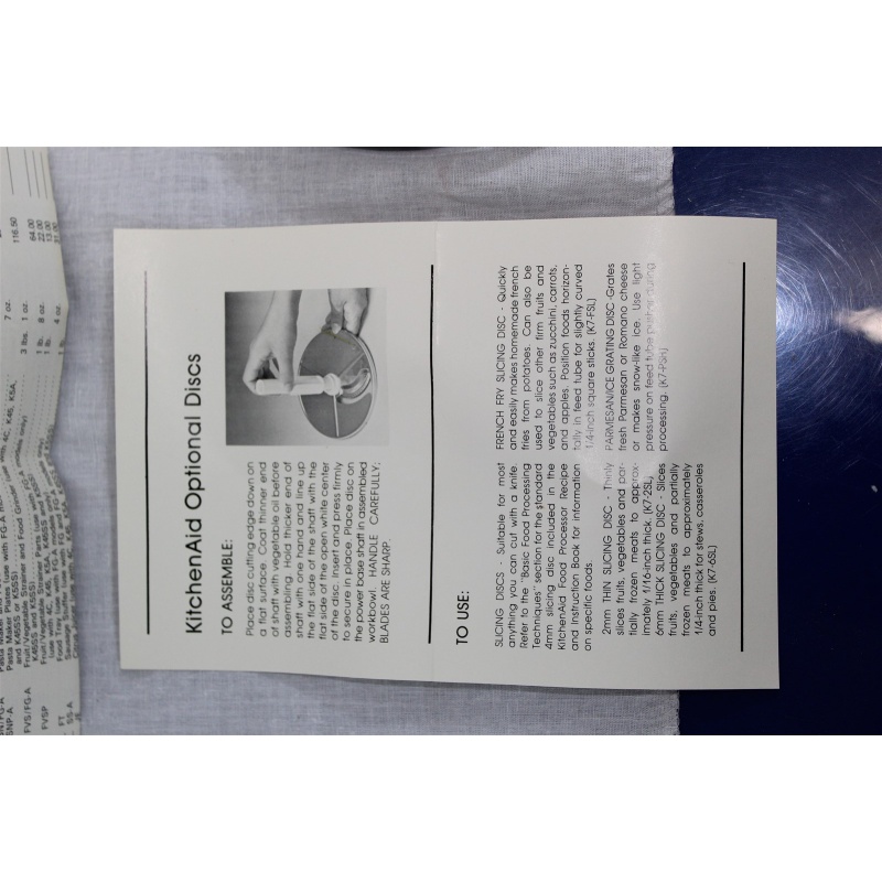 KitchenAid 4163018 Thin Slice Disc 