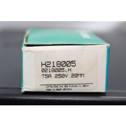 Lot of 5 LITTELFUSE H218005 T5A SLOW BLOW FUSE 5x20mm