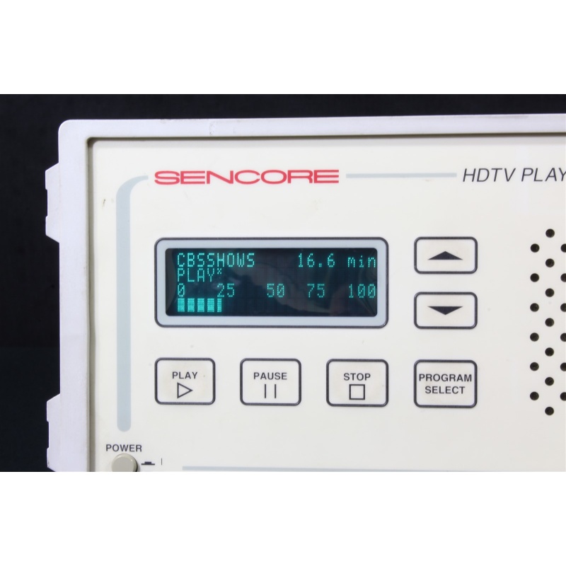 SENCORE HDTV 995 PLAYBACK PLAYER