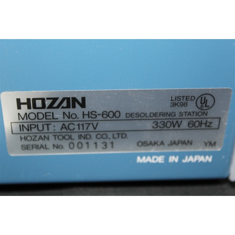 HOZAN HS-600 SPOT HEATER L DESOLDERING MACHINE