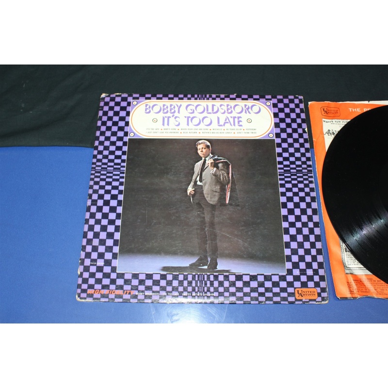 Bobby Goldsboro Its Too Late UAL 3486 Vinyl LP, Album, Mono, Promo