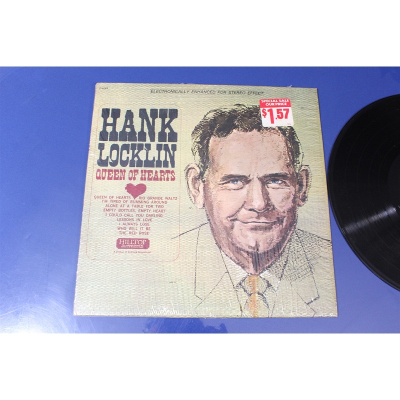 Hank Locklin Queen Of Hearts JS-6063 Vinyl LP, Album