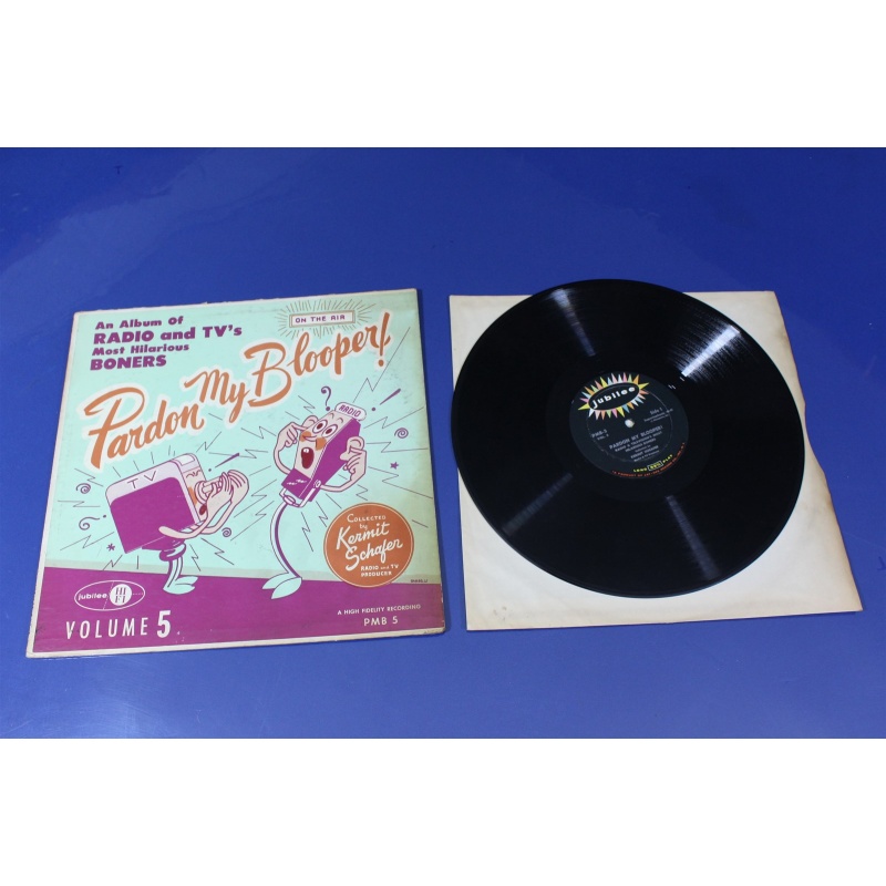 Kermit Schafer Pardon My Blooper! Volume 5 PMB-5 Vinyl LP - 50-011