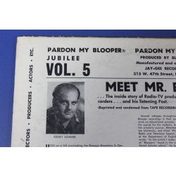 Kermit Schafer Pardon My Blooper! Volume 5 PMB-5 Vinyl LP - 50-011