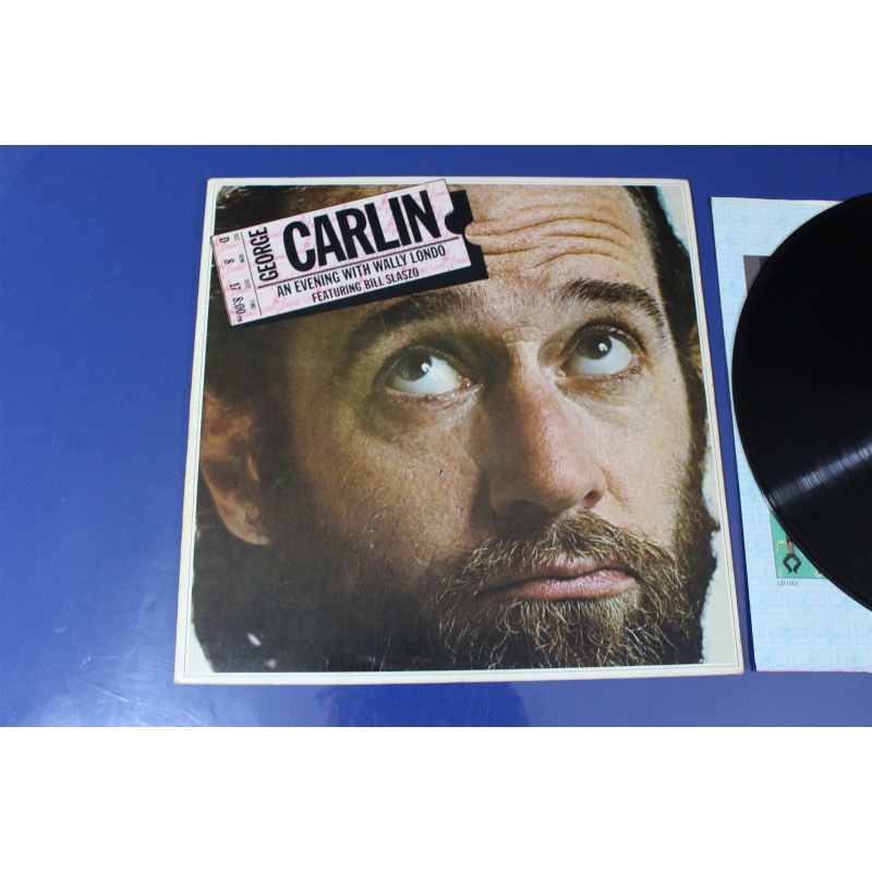 George Carlin An Evening With Wally Londo Featuring Bill Slaszo LD 1008 Vinyl LP