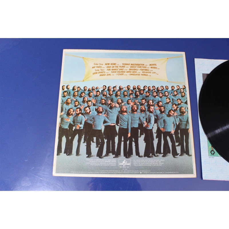 George Carlin An Evening With Wally Londo Featuring Bill Slaszo LD 1008 Vinyl LP