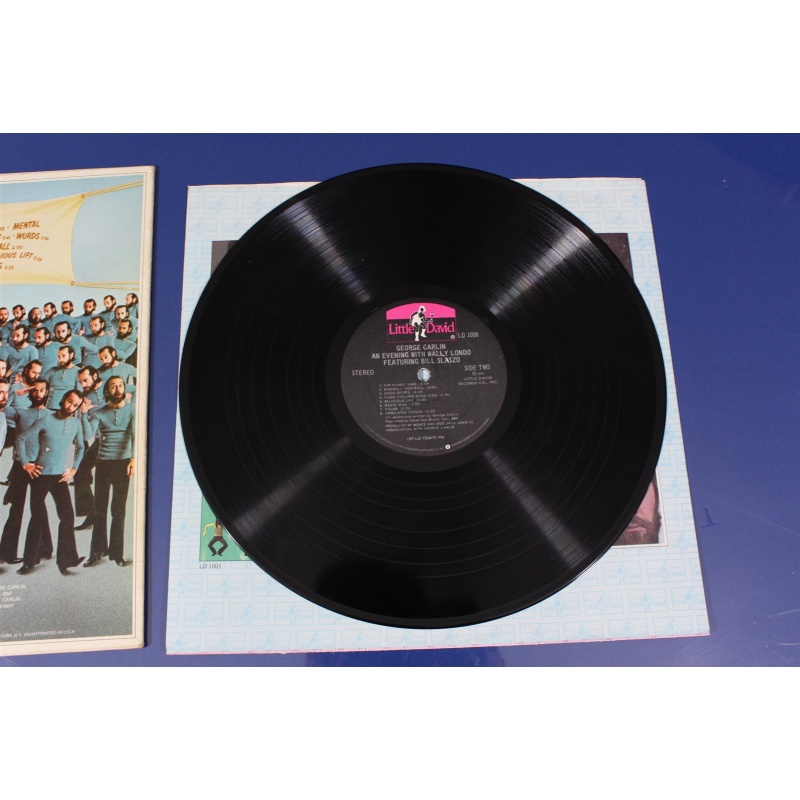 George Carlin An Evening With Wally Londo Featuring Bill Slaszo LD 1008 Vinyl LP