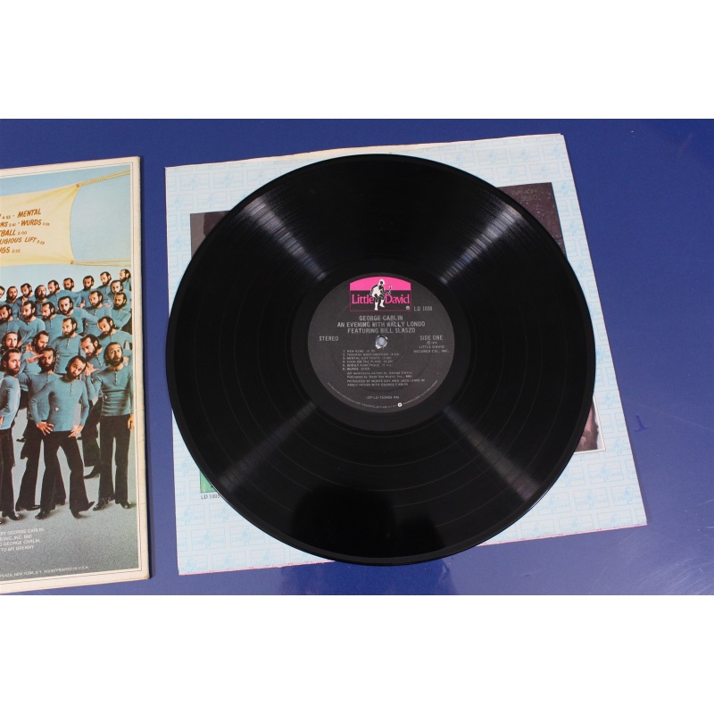 George Carlin An Evening With Wally Londo Featuring Bill Slaszo LD 1008 Vinyl LP