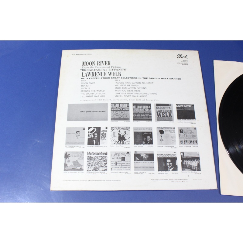 Lawrence Welk Moon River DLP 3412 Vinyl LP, Mono, Album