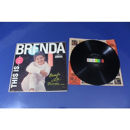 Brenda Lee This Is Brenda DL 4082 Vinyl LP, Album, Mono