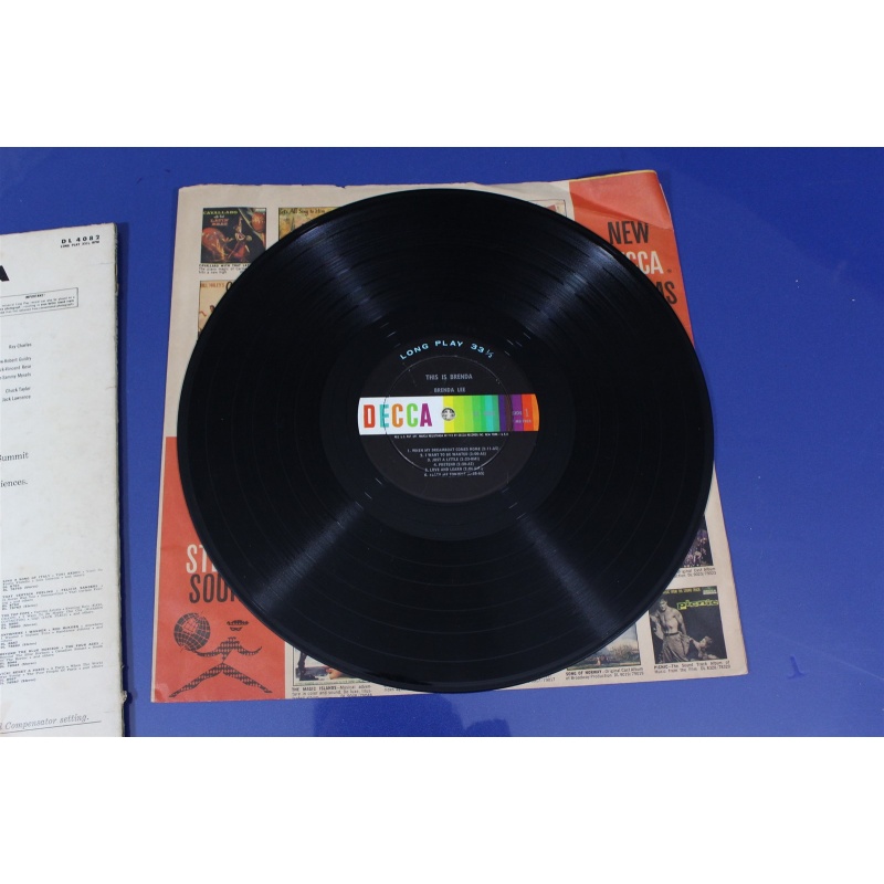 Brenda Lee This Is Brenda DL 4082 Vinyl LP, Album, Mono