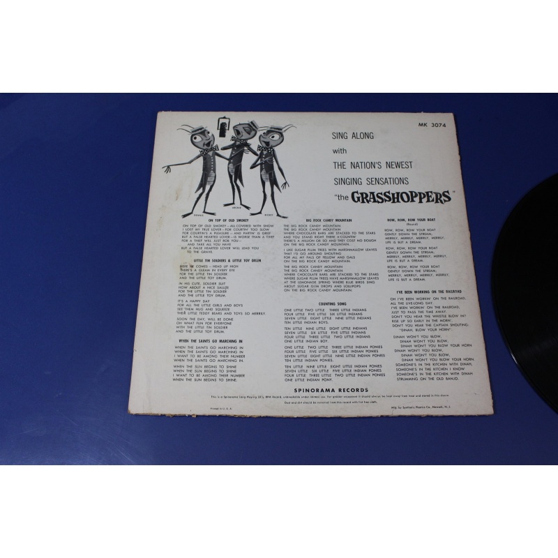 The Grasshoppers (2) Sing Along With The Grasshoppers MK-3074, MK 3074 Vinyl LP,