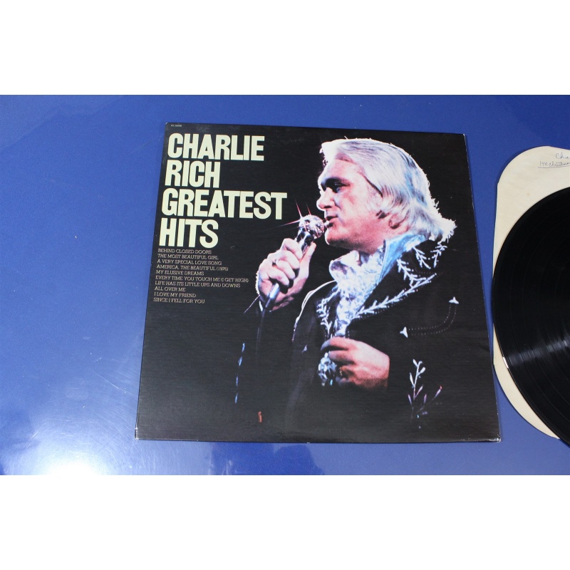Charlie Rich Greatest Hits PE 34240 Vinyl LP, Comp - 50-026
