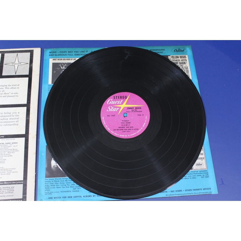 Jimmy Dean And The Town And Countrymen GS-1437 Vinyl LP, Album - 50-027