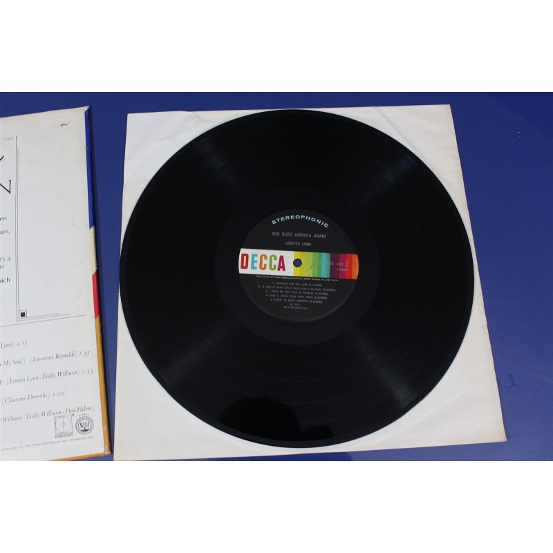 Loretta Lynn God Bless America Again DL 75351 Vinyl LP, Album