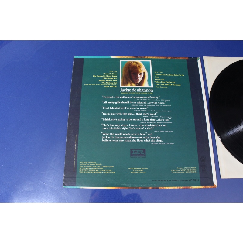 Jackie DeShannon New Image LP-9344 Vinyl LP, Album, Mono