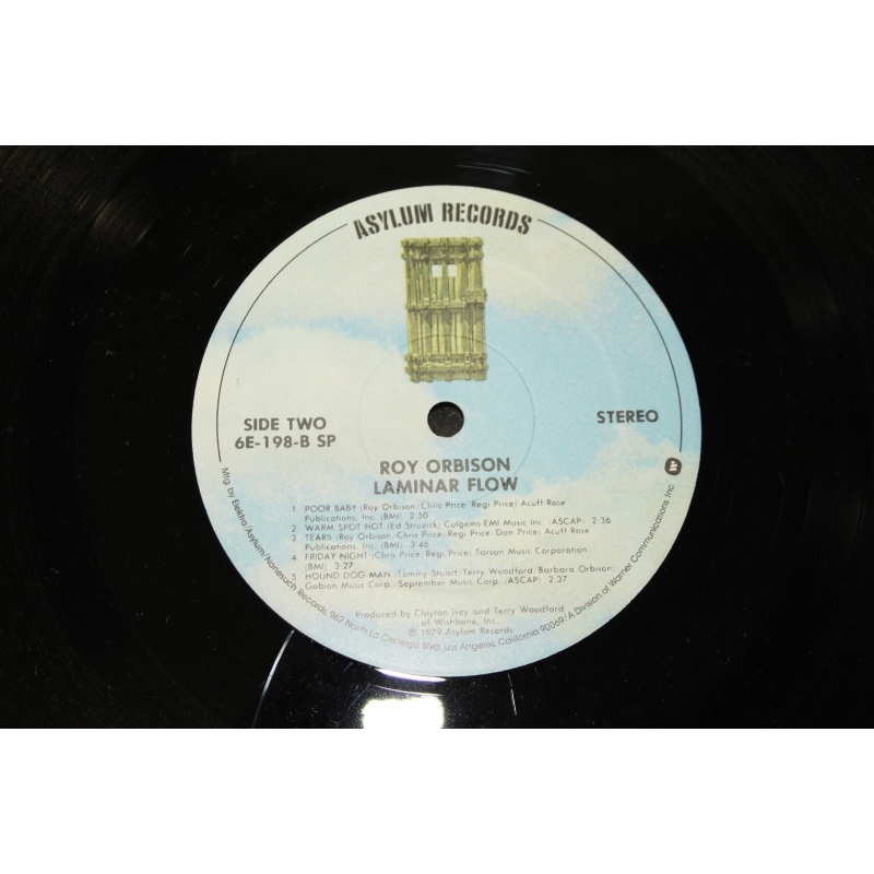 Roy Orbison Laminar Flow 6E-198 Vinyl LP, Album - 50-057