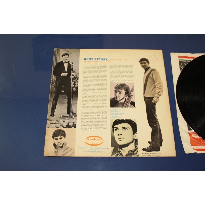 Gene Pitney Backstage MM2095 Vinyl LP, Album