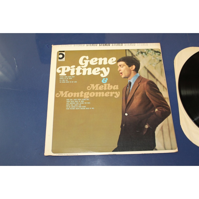 Gene Pitney & Melba Montgomery Gene Pitney & Melba Montgomery DLP-621 Vinyl LP,