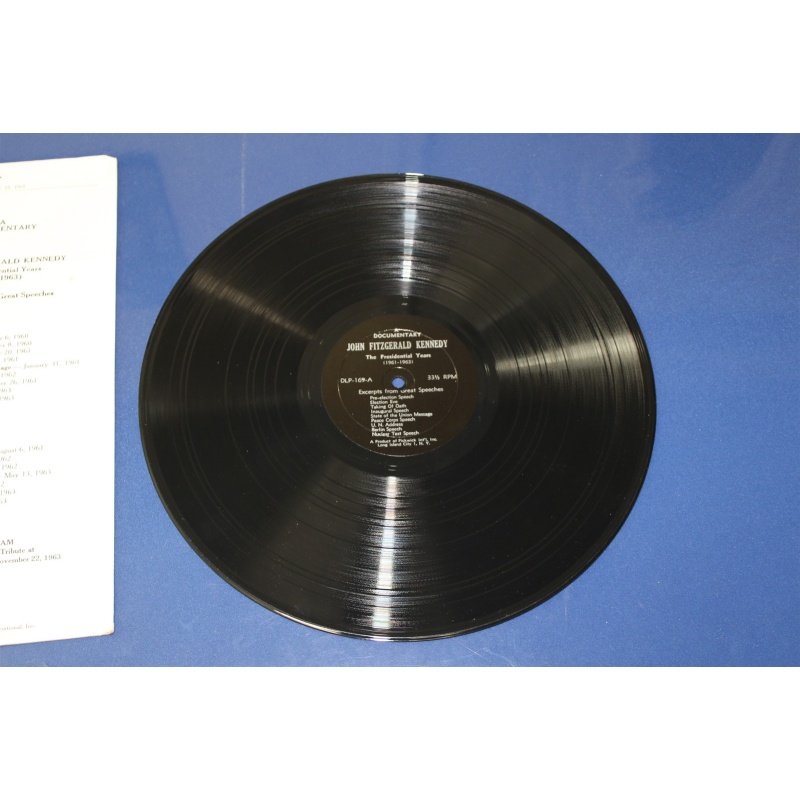John F. Kennedy The Presidential Years 1960-1963 - Original Speeches DLP-169 Vin - 50-073