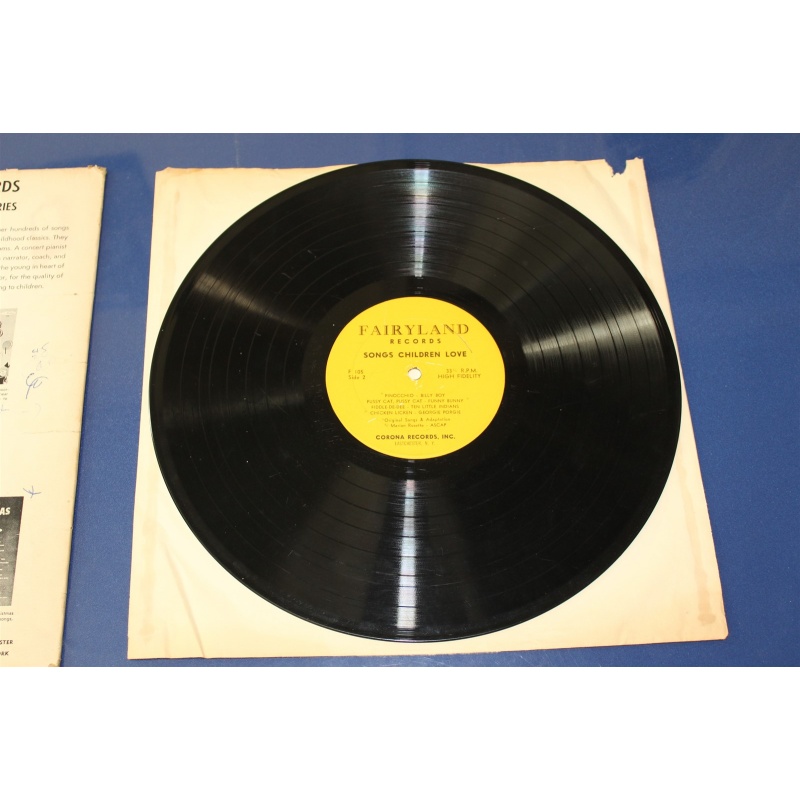 Various Songs Children Love F105 Vinyl LP, Album