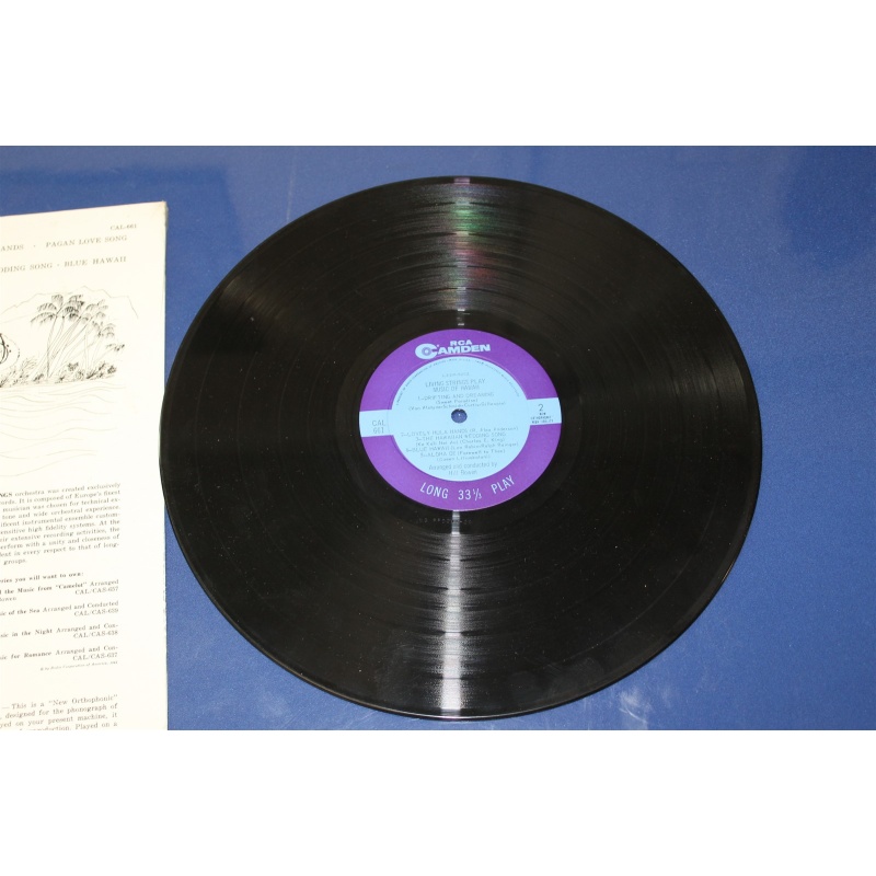 Living Strings Play Music Of Hawaii CAL-661 Vinyl LP, Mono - 50-078