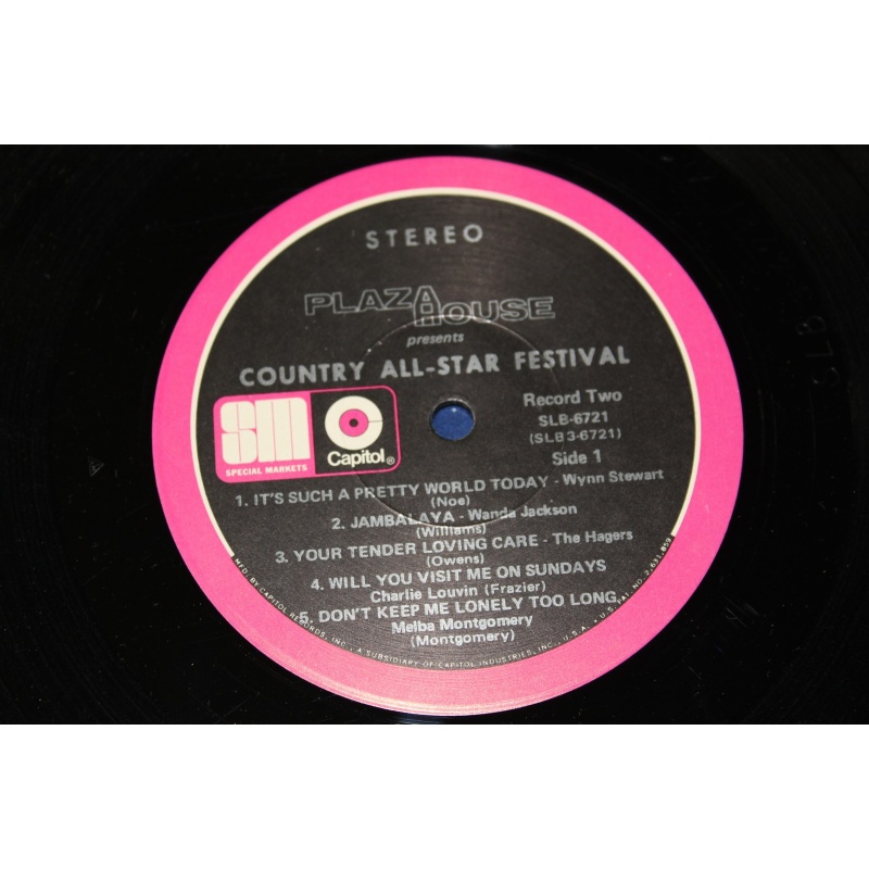 Various The Country All-Star Festival SLB-6721 Vinyl 2xLP, Comp