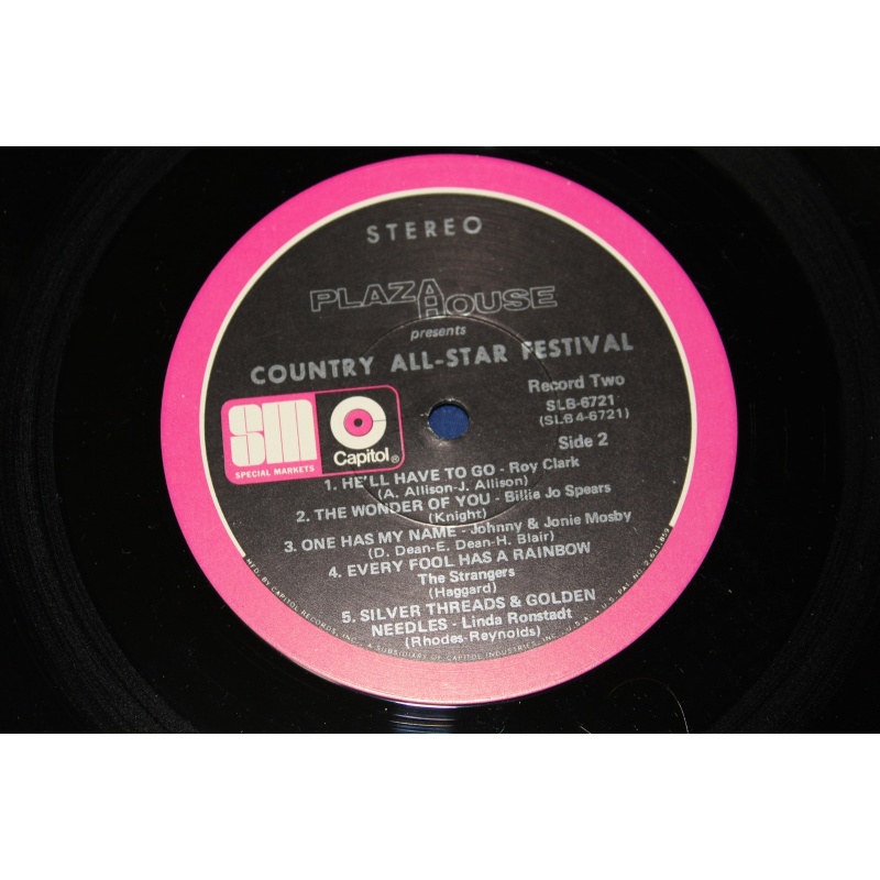 Various The Country All-Star Festival SLB-6721 Vinyl 2xLP, Comp