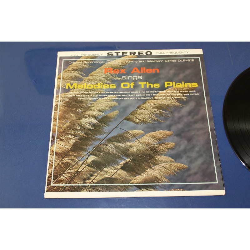 Rex Allen Rex Allen Sings Melodies Of The Plains DLP-612, SDLP-612 Vinyl LP, Alb