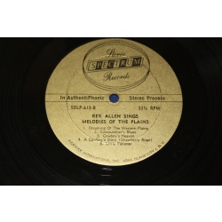 Rex Allen Rex Allen Sings Melodies Of The Plains DLP-612, SDLP-612 Vinyl LP, Alb