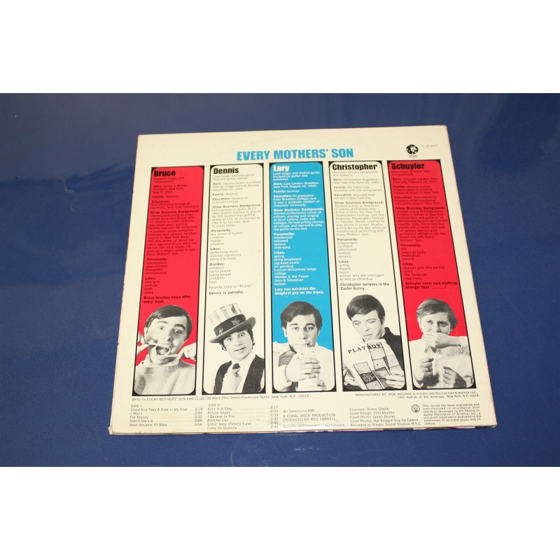 Every Mothers Son Every Mothers Son SE-4471, SE4471 Vinyl LP, Album - 51-009