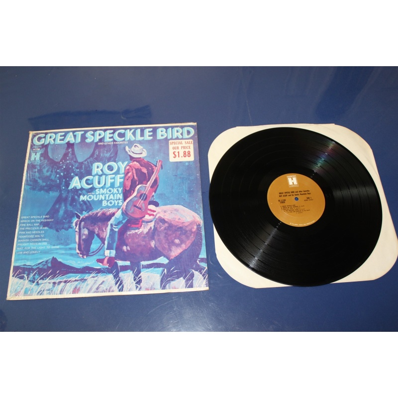 Roy Acuff  Great Speckle Bird And Other Favorites HS 11289 Vinyl LP, Comp, RE