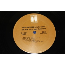 Roy Acuff  Great Speckle Bird And Other Favorites HS 11289 Vinyl LP, Comp, RE