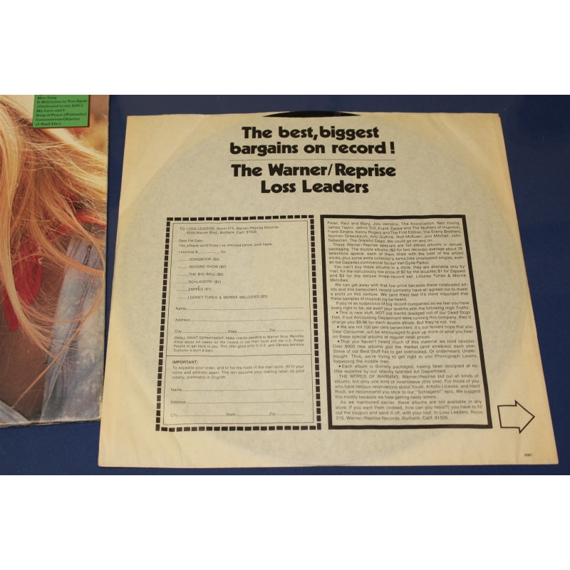 Mary Travers Morning Glory BS 2609 Vinyl LP - 51-016