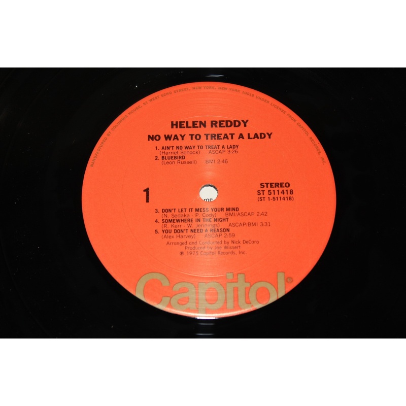 Helen Reddy No Way To Treat A Lady ST-511418 Vinyl LP, Album, Club