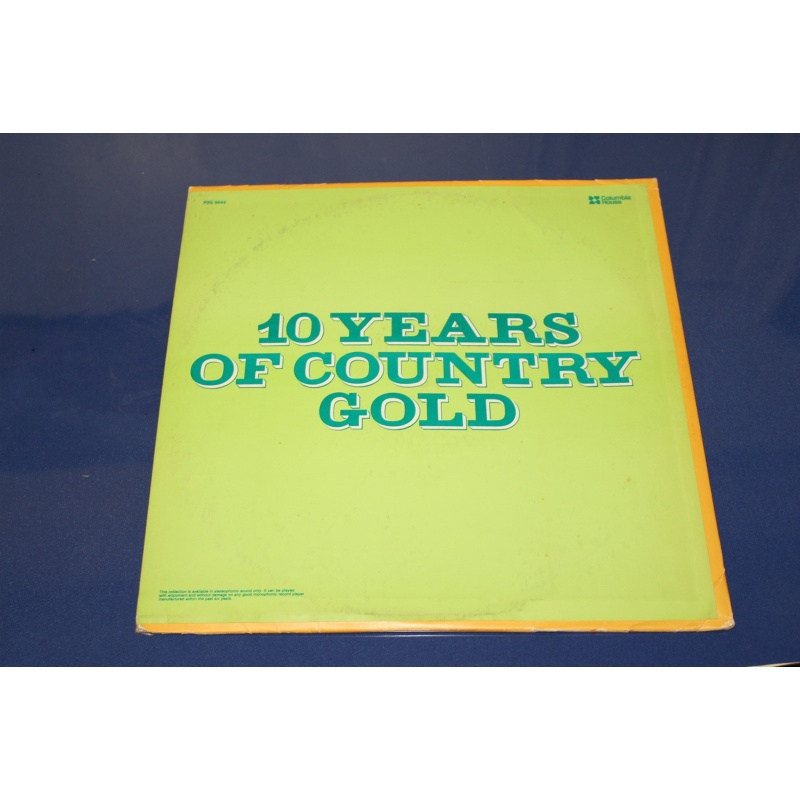 Various 10 Years Of Country Gold P2S 5644 Vinyl 2xLP, Comp