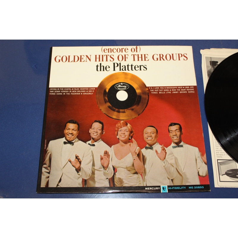 The Platters (Encore Of) Golden Hits Of The Groups SR 60893, MG 20893 Vinyl LP,