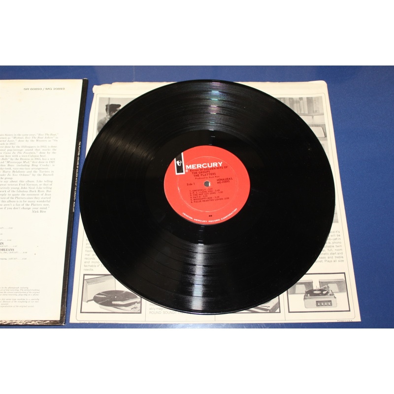The Platters (Encore Of) Golden Hits Of The Groups SR 60893, MG 20893 Vinyl LP,