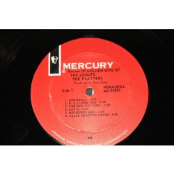 The Platters (Encore Of) Golden Hits Of The Groups SR 60893, MG 20893 Vinyl LP,